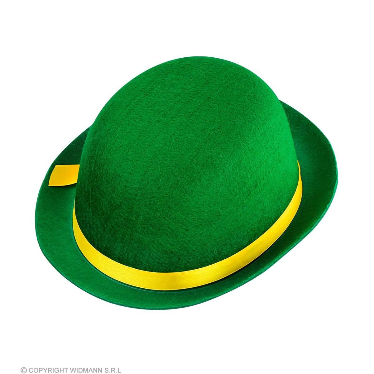 Cappello Bombetta Feltro Verde |Widmann