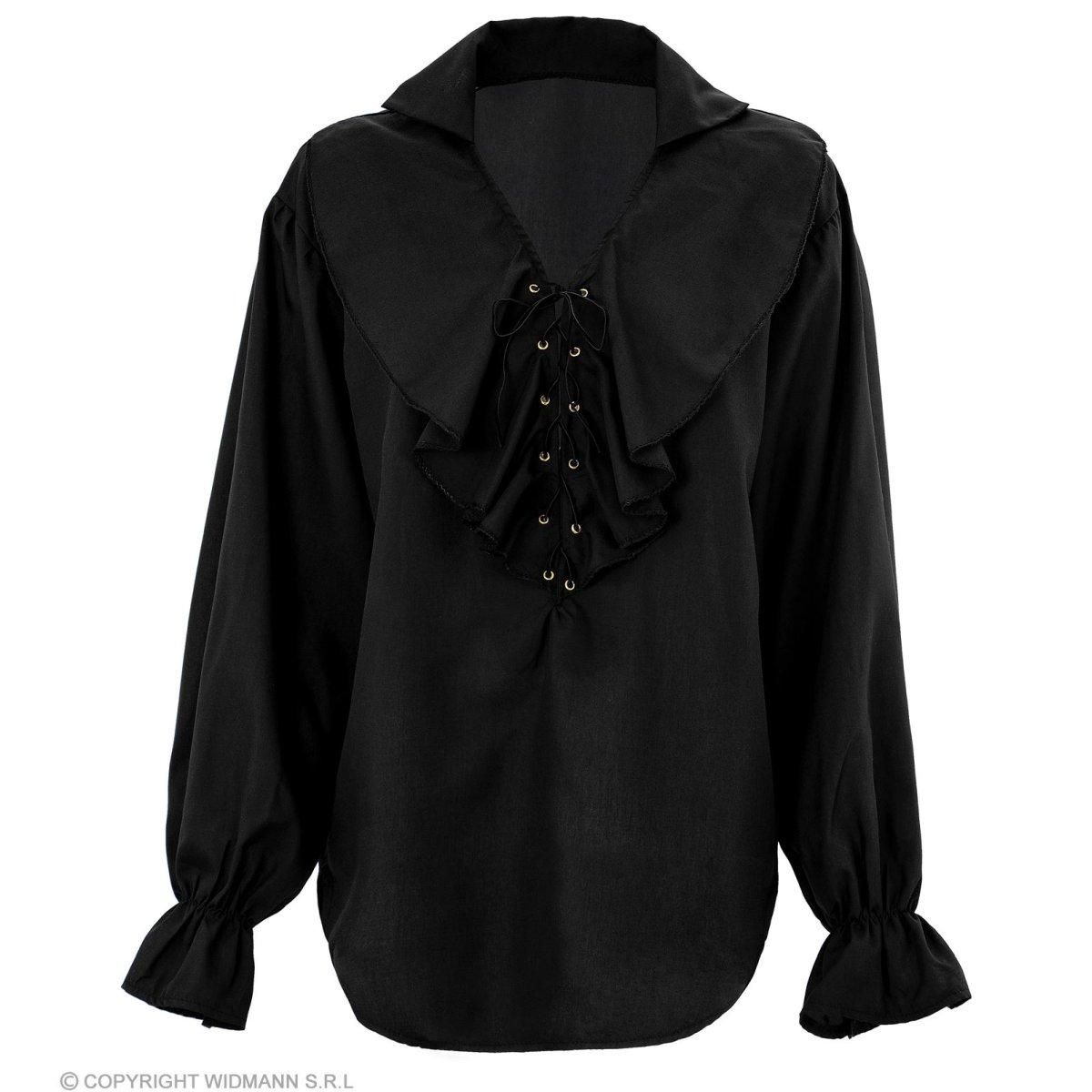 Camicia Nera con Lacci |Widmann