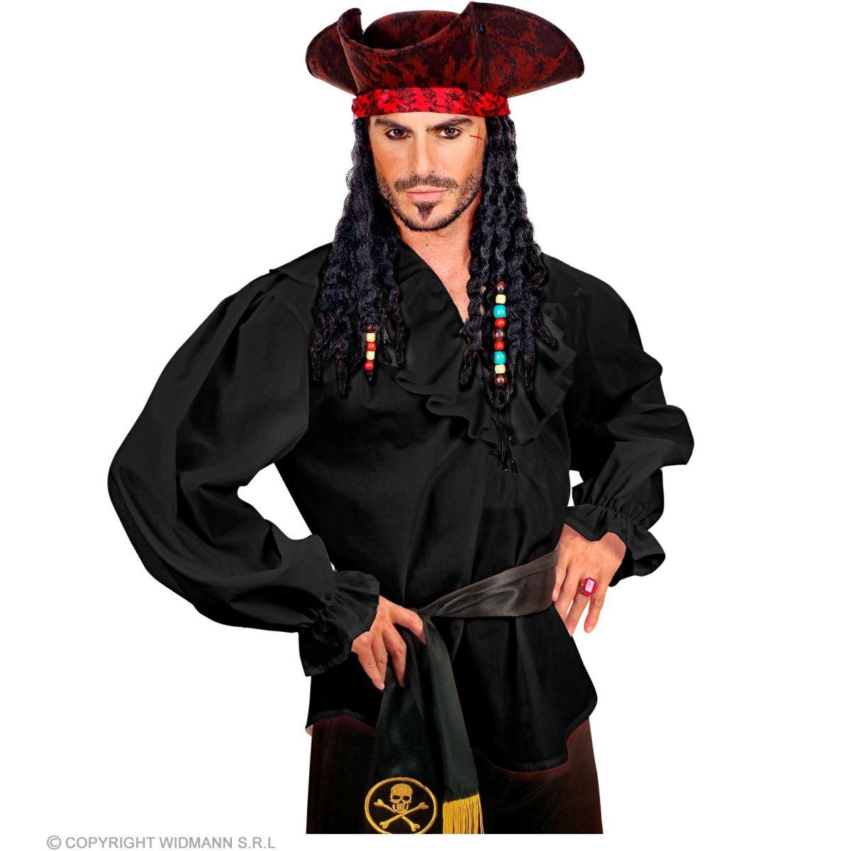 Camicia Nera con Lacci |Widmann