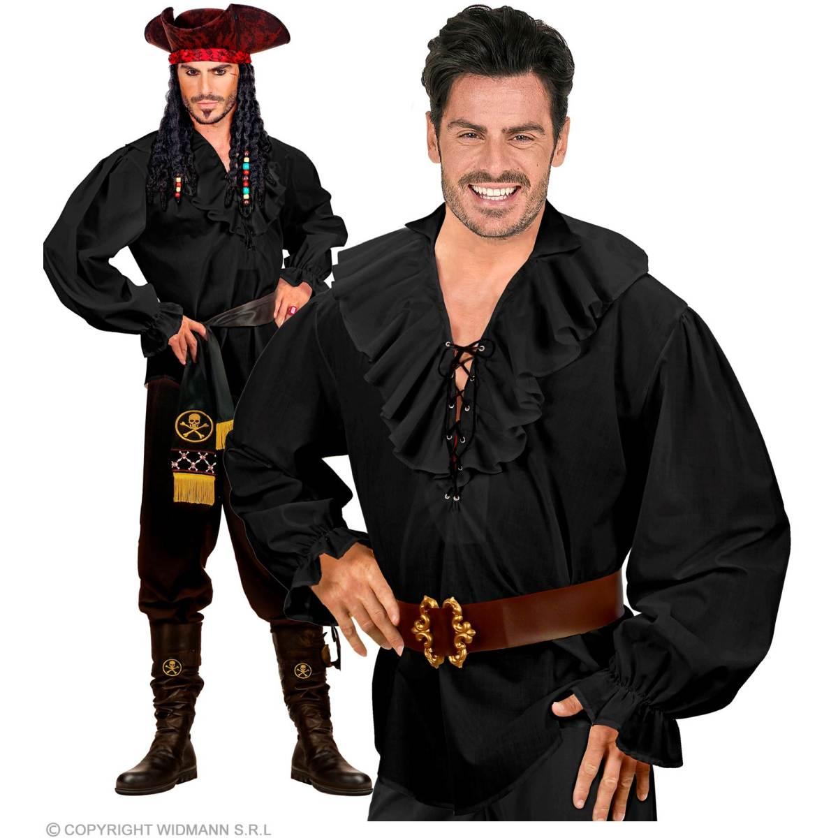 Camicia Nera con Lacci |Widmann