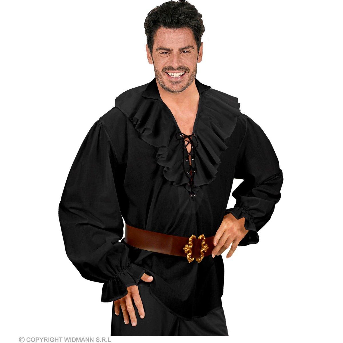 Camicia Nera con Lacci |Widmann