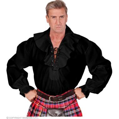 Camicia Nera con Lacci |Widmann