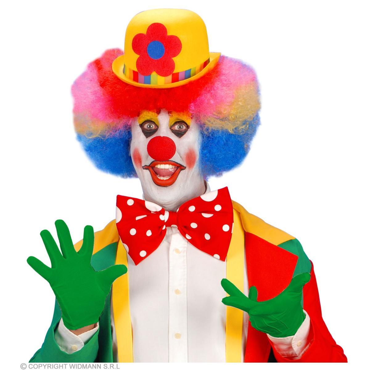 Guanti Corti Cotone Verdi cm.22 |Widmann