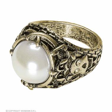 Anello Metallo Oro con Perla |Widmann