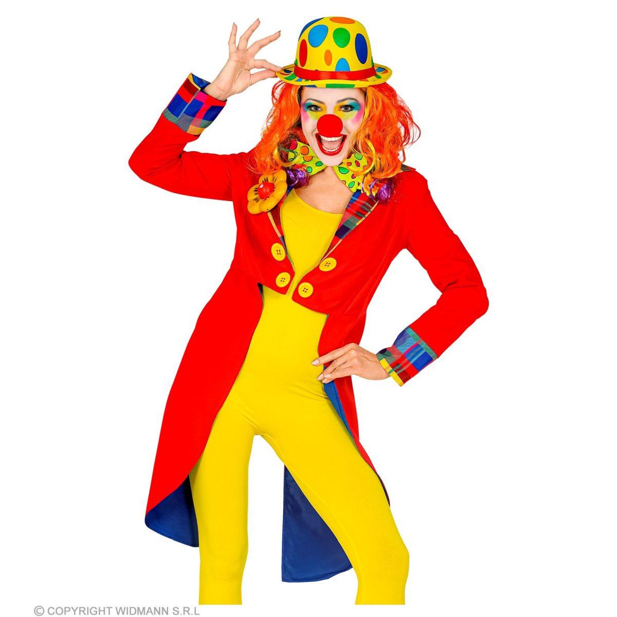 Giacca Frac Clown Rossa |Widmann