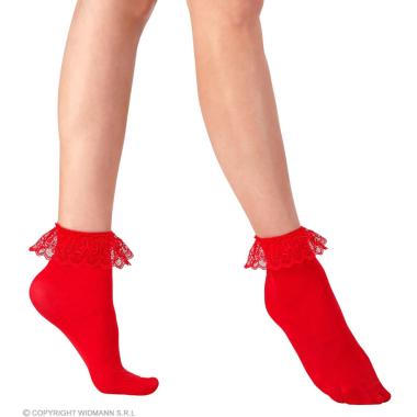 Calzini Rossi con Pizzo |Widmann