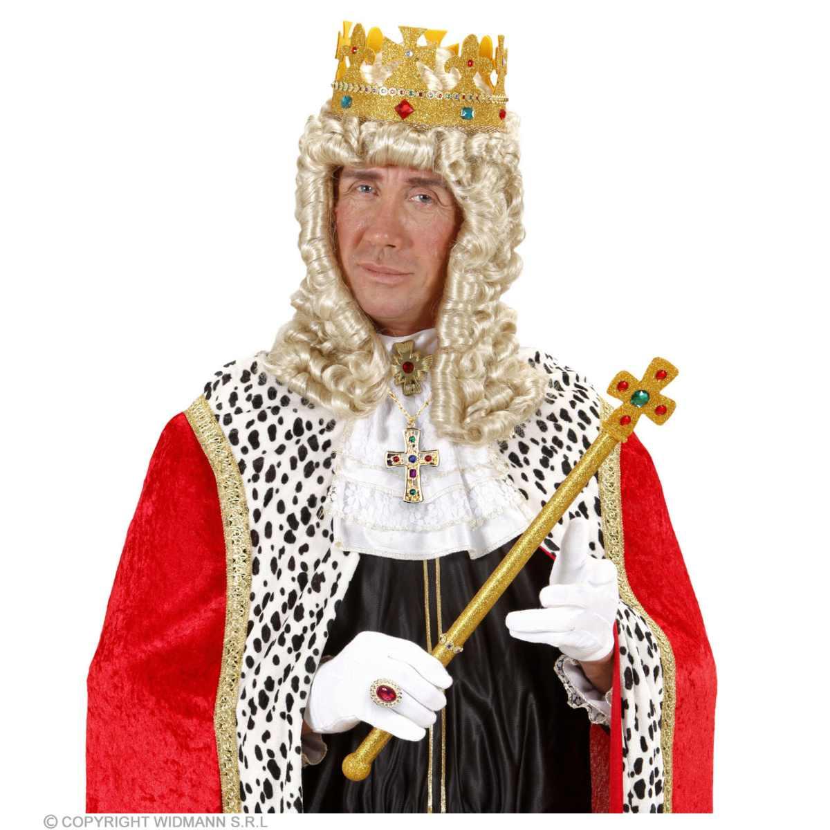 Collana Croce Oro con Anello e Pietre |Widmann