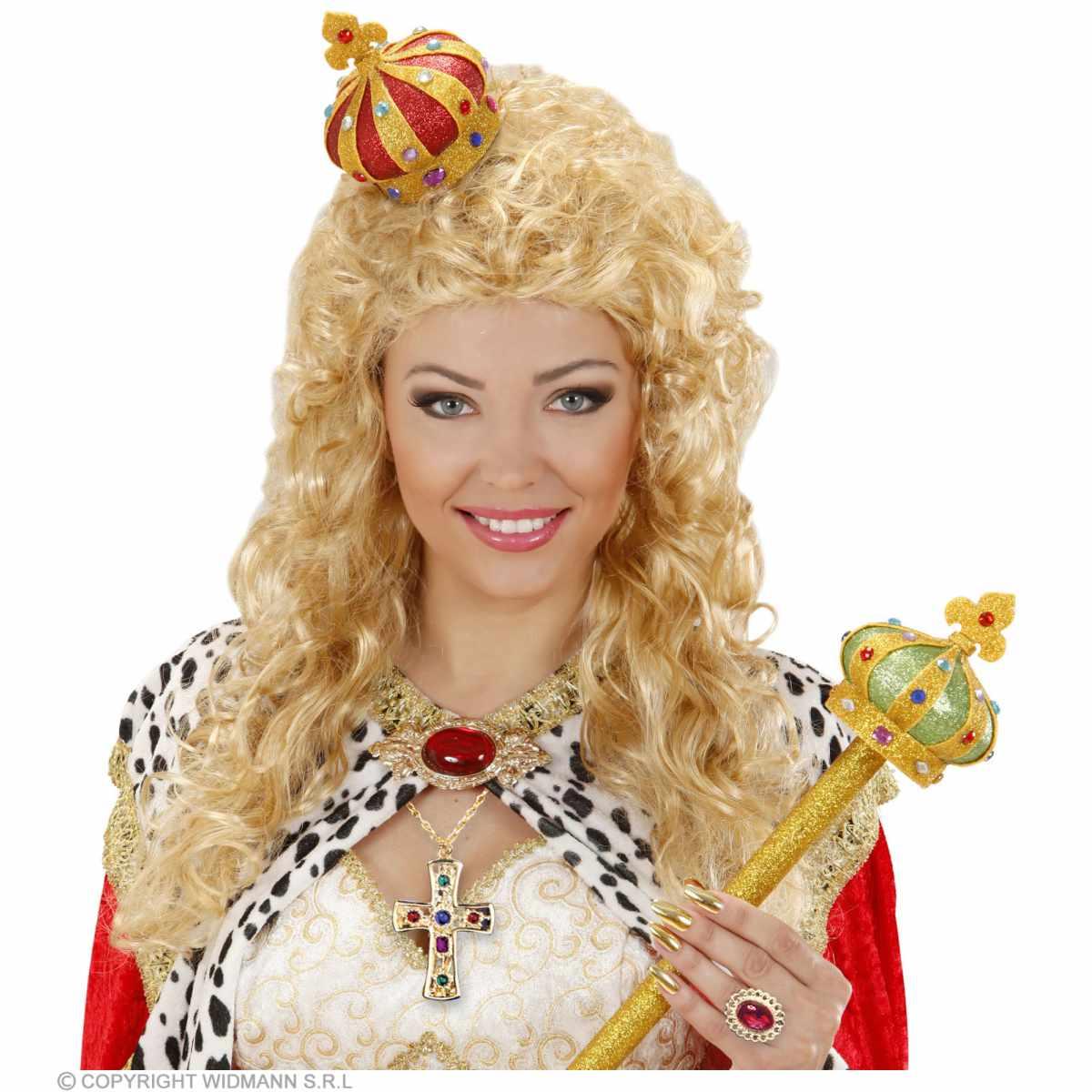 Collana Croce Oro con Anello e Pietre |Widmann