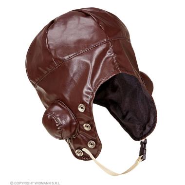 Cappello Aviatore Similpelle Marrone |Widmann