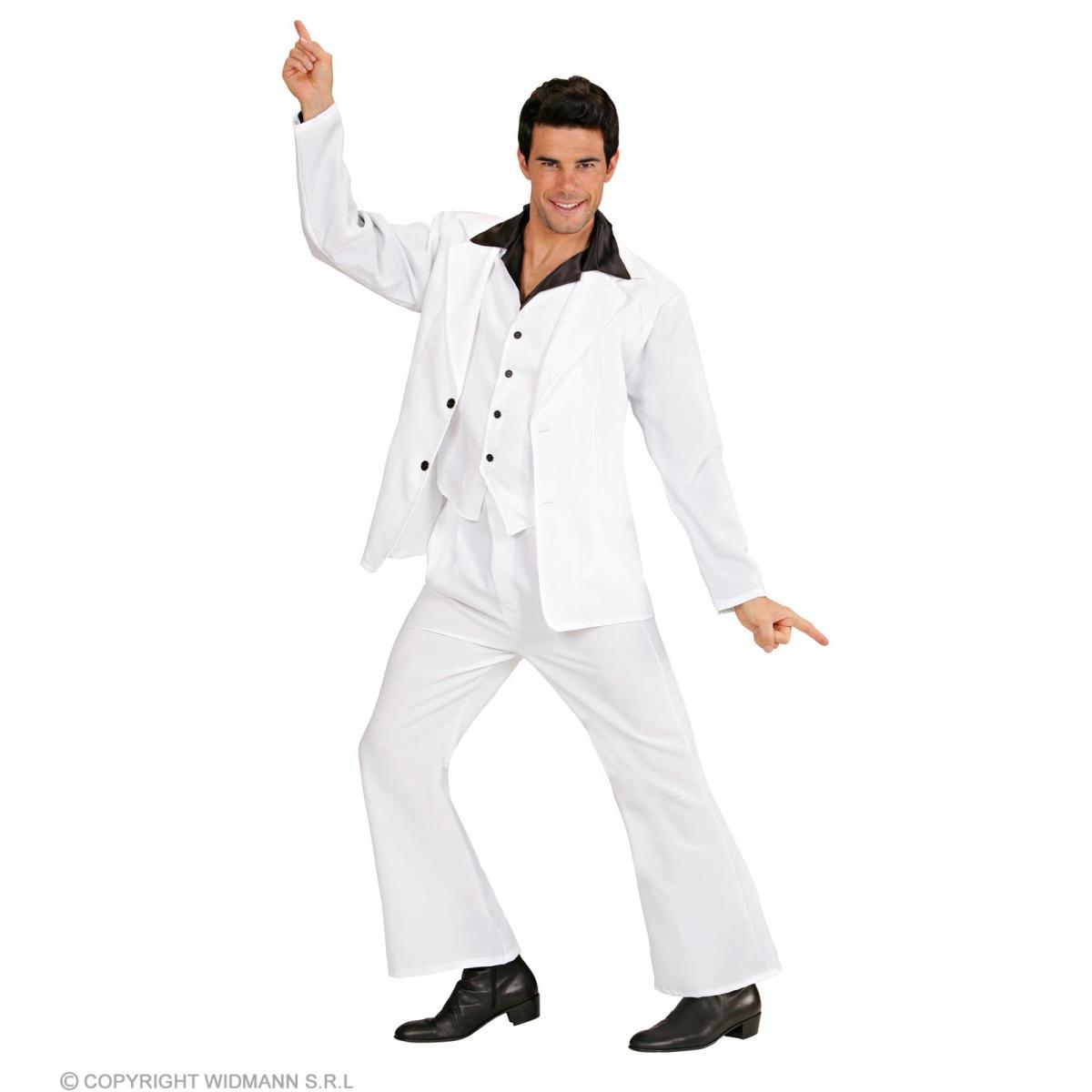 Costume Completo Party Disco Bianco |Widmann