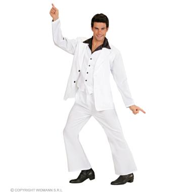 Costume Completo Party Disco Bianco |Widmann