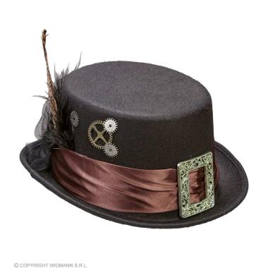 Cappello Feltro Stempunk Nero |Widmann