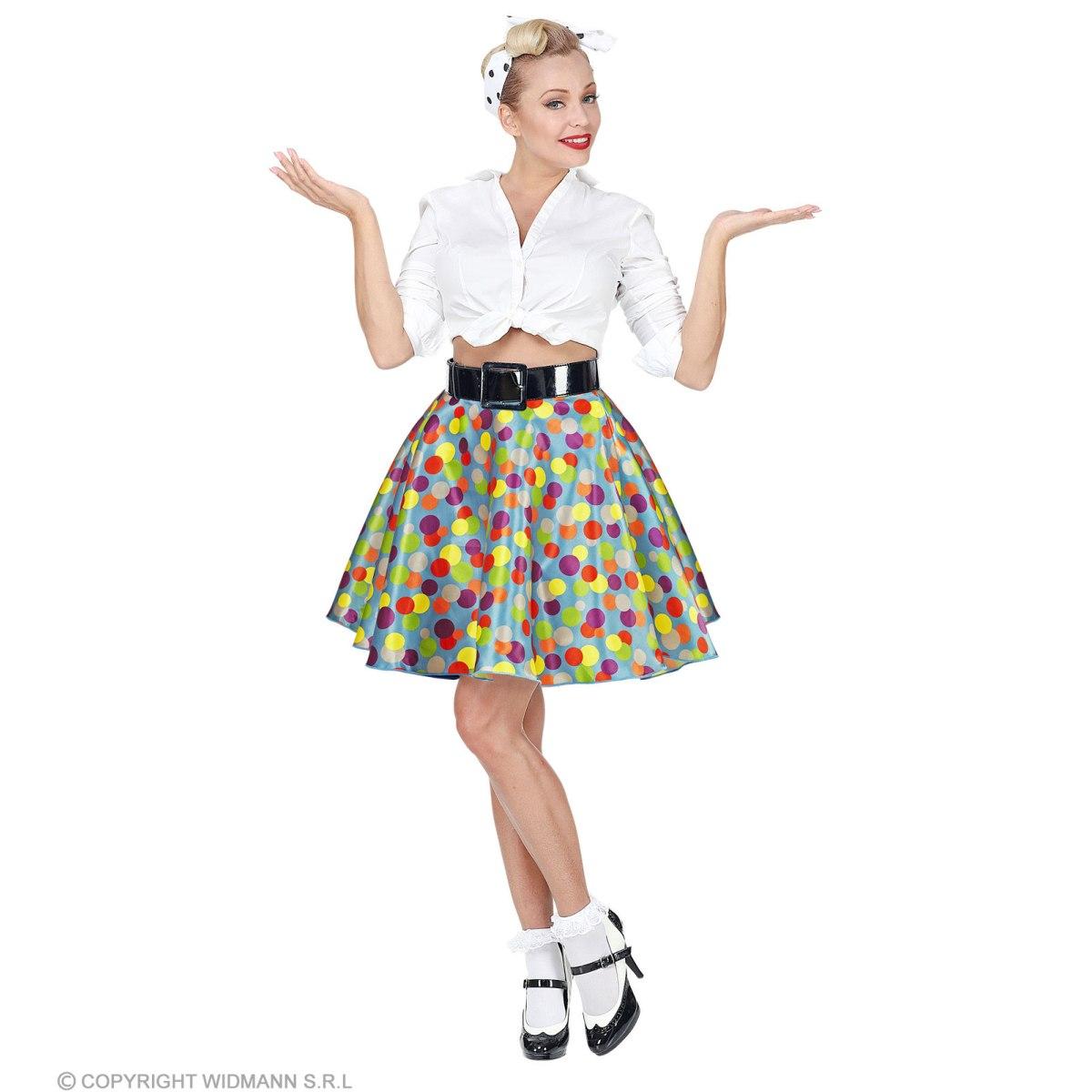 Gonna Pin Up Anni '50/'60 a Pois |Widmann