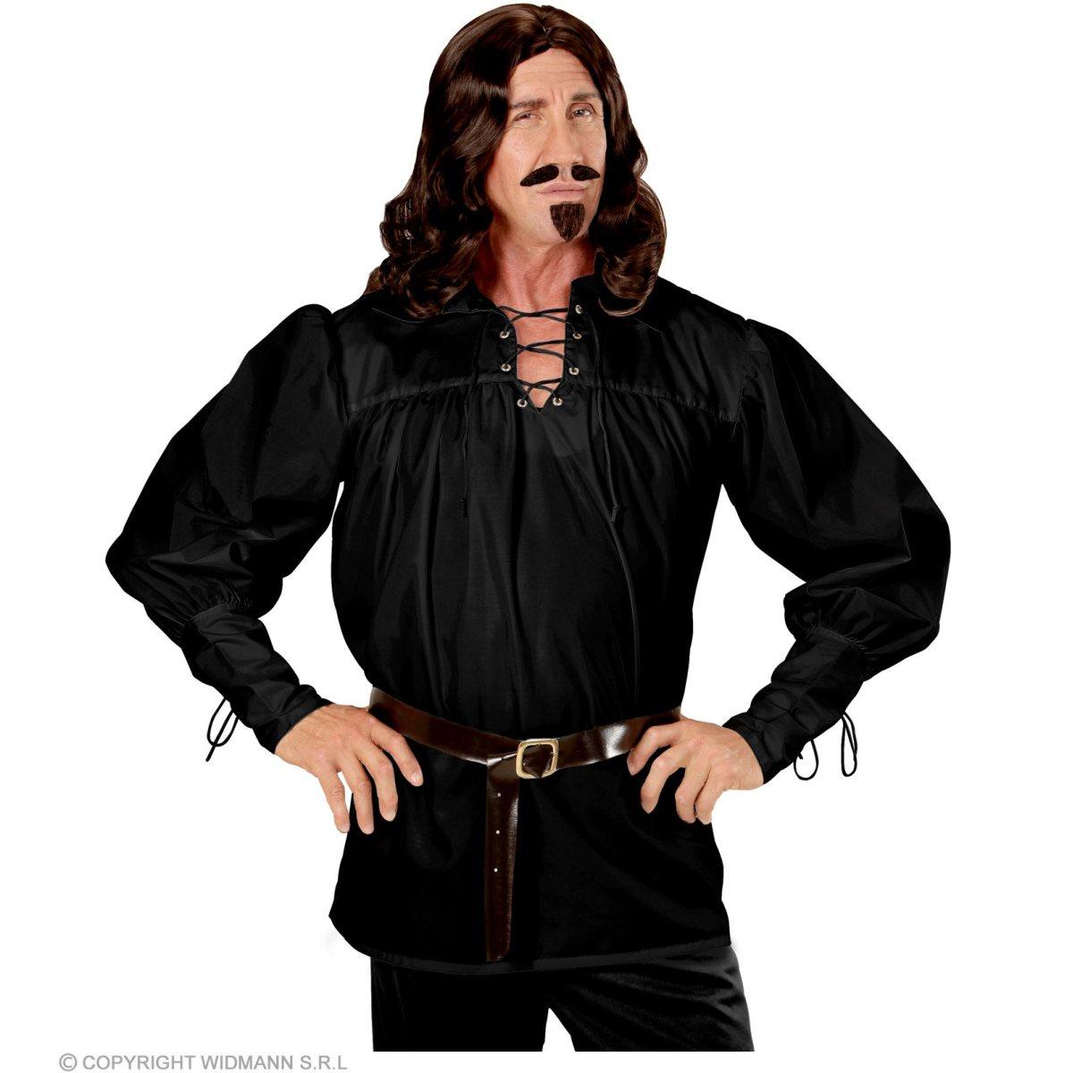 Camicia Nera con Lacci |Widmann