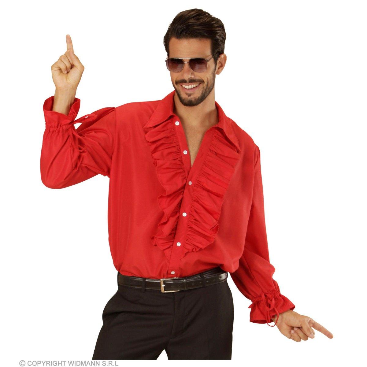 Camicia Rossa Disco con Rouges |Widmann