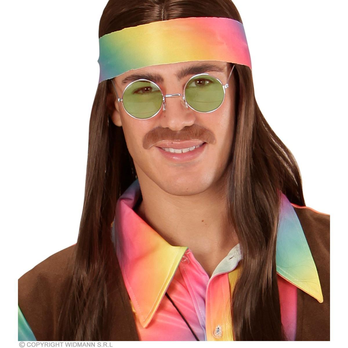 Occhiali Tondi con Lenti Verdi |Widmann