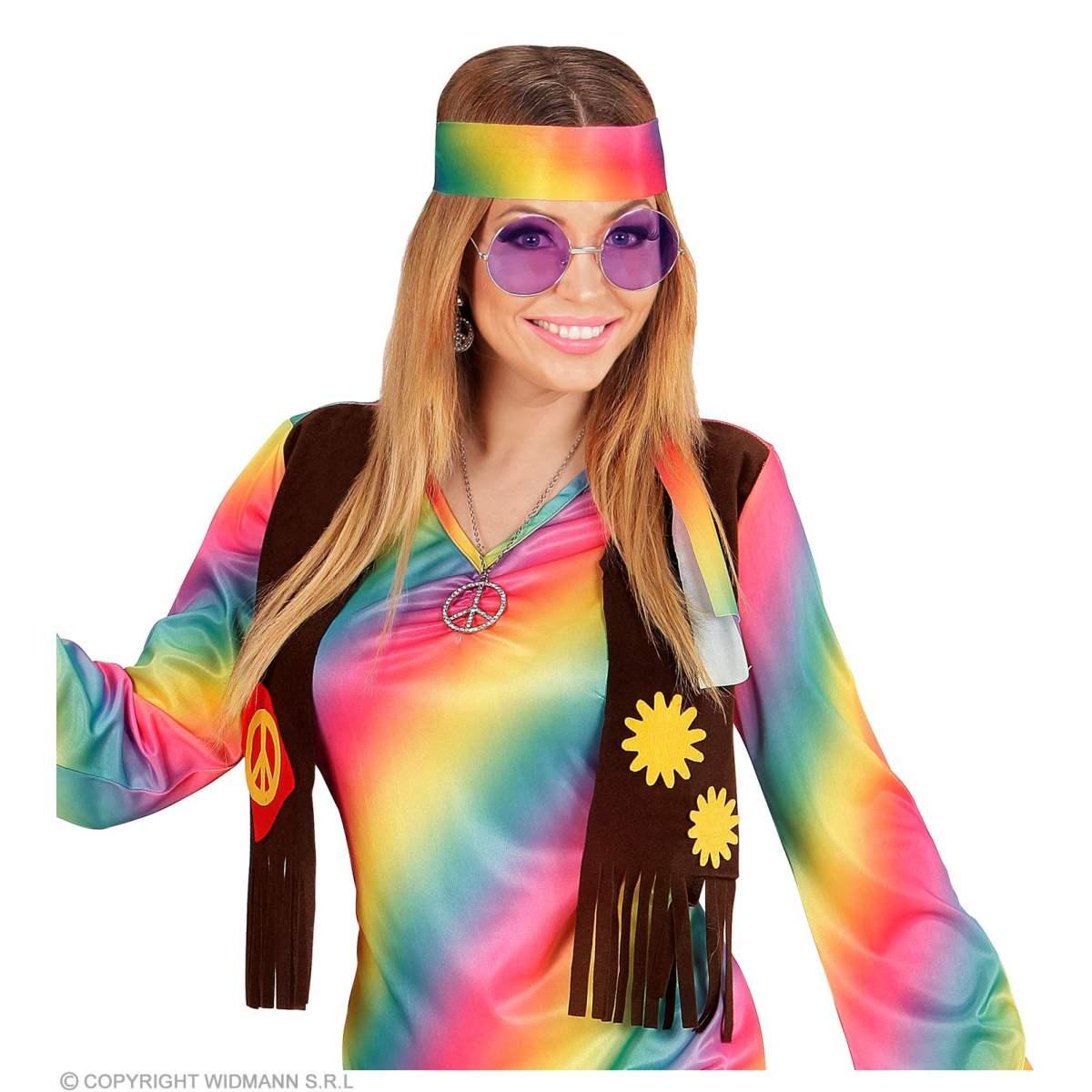 Occhiali Tondi con Lenti Viola |Widmann