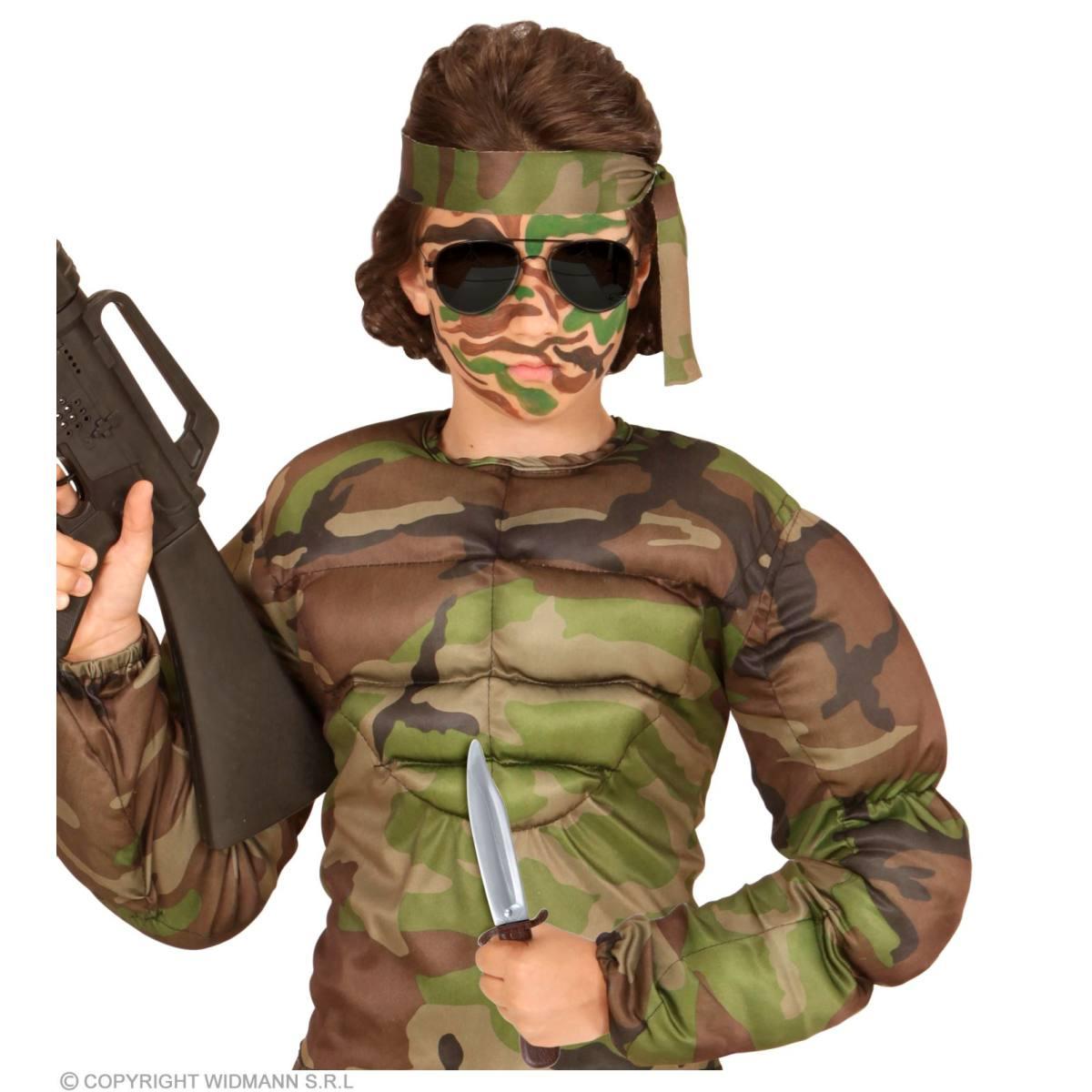 Pugnale PVC con Fodero Mimetico cm.28 |Widmann