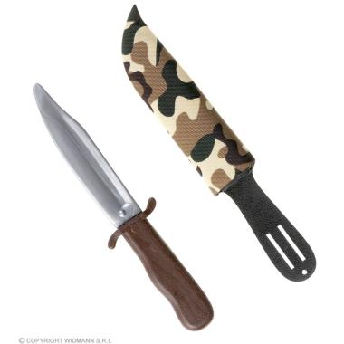 Pugnale PVC con Fodero Mimetico cm.28 |Widmann