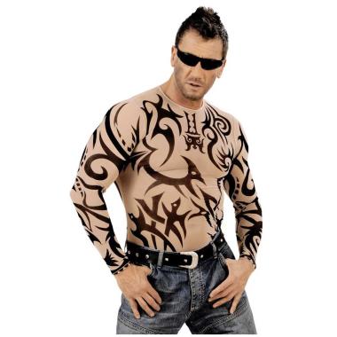 Costume Maglia con Tatuaggi Tribali |Widmann