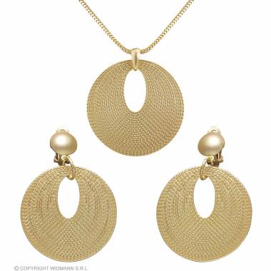 Collana Metallo Oro con Orecchini |Widmann