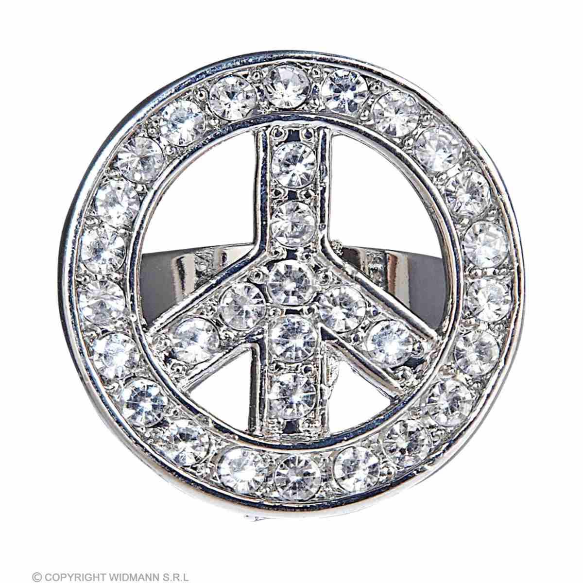 Anello Metallo Argento Pece Love con Strss |Widmann