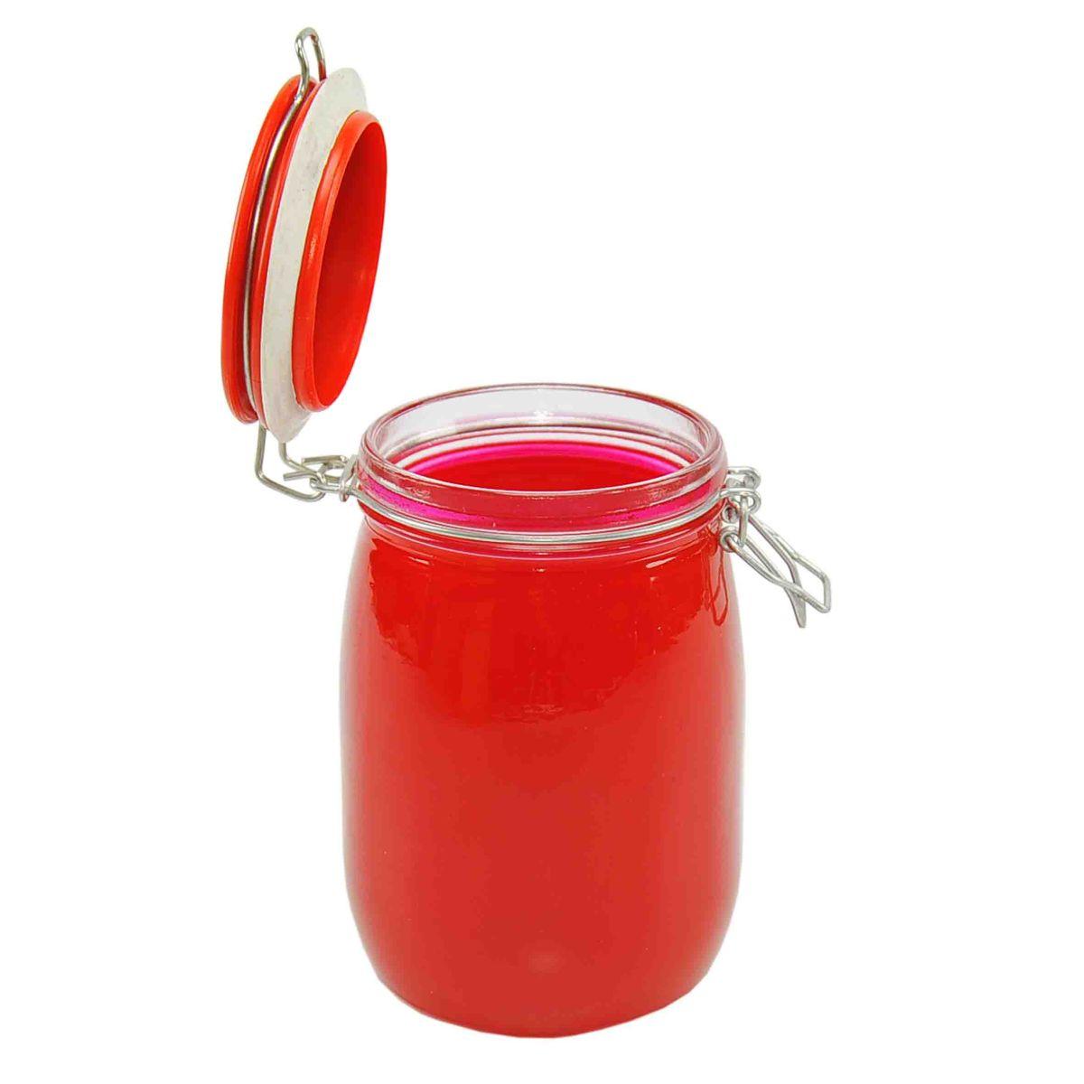 Barattolo Vetro Color Ermetico cm.17 4 Colori | M2 Store