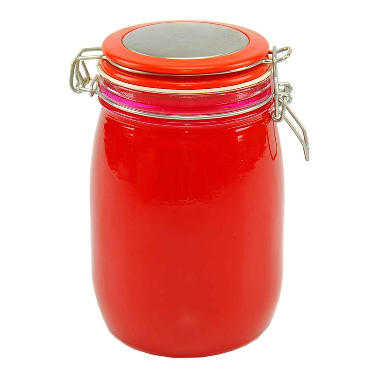 Barattolo Vetro Color Ermetico cm.17 4 Colori | M2 Store