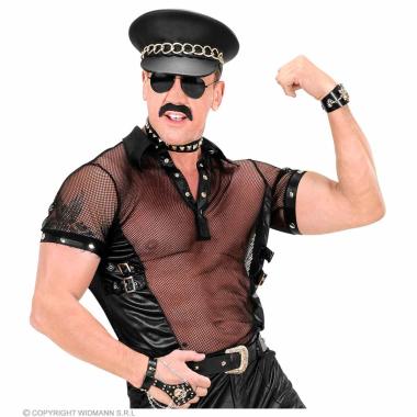 Costume Maglia Rete con Collo e Fibbie |Widmann