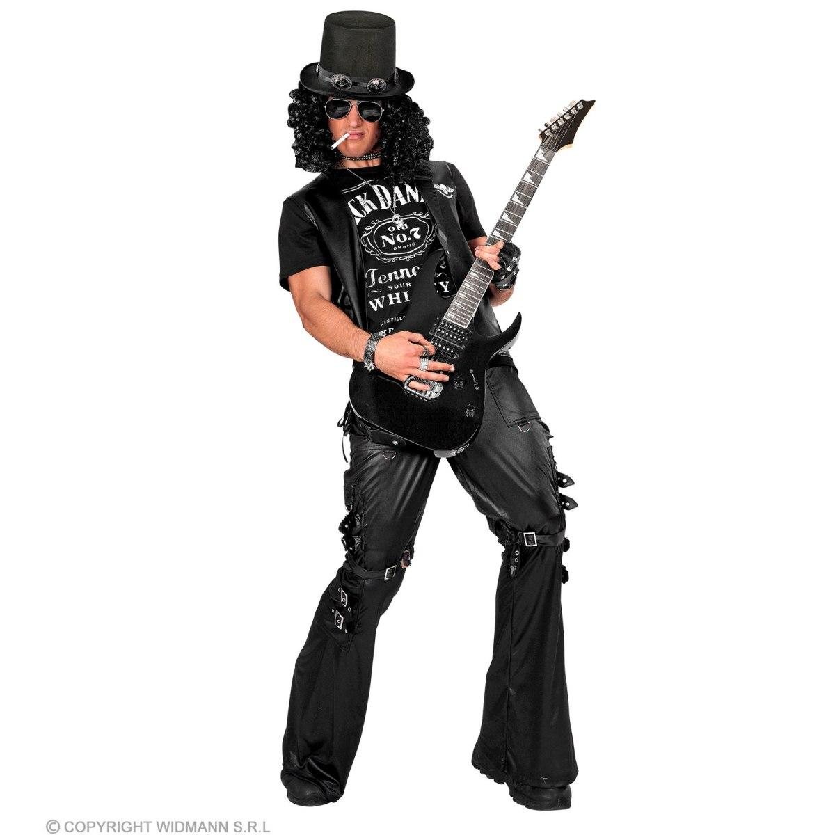 Pantaloni Similpelle Nero Rocker |Widmann