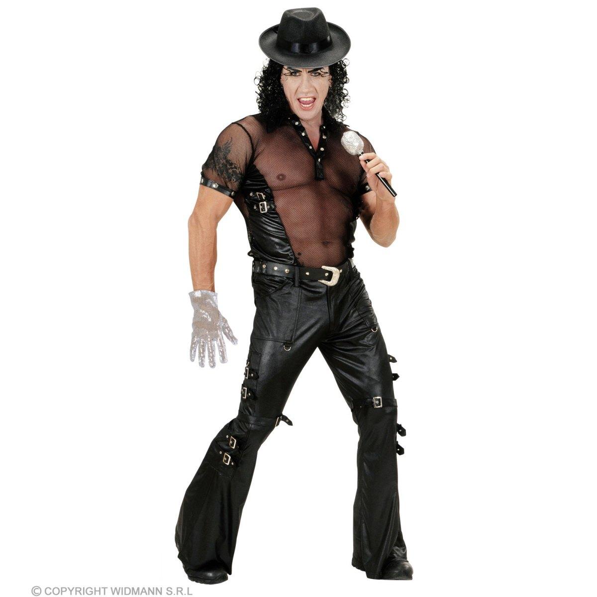 Pantaloni Similpelle Nero Rocker |Widmann