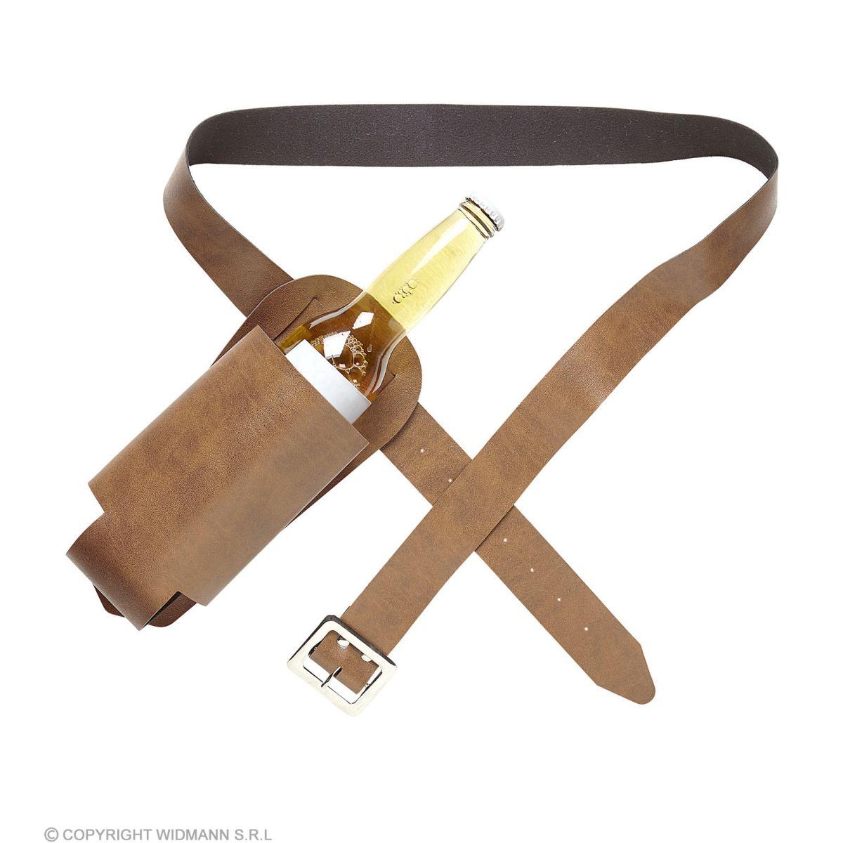 Cintura Marrone con Porta Bottiglia |Widmann