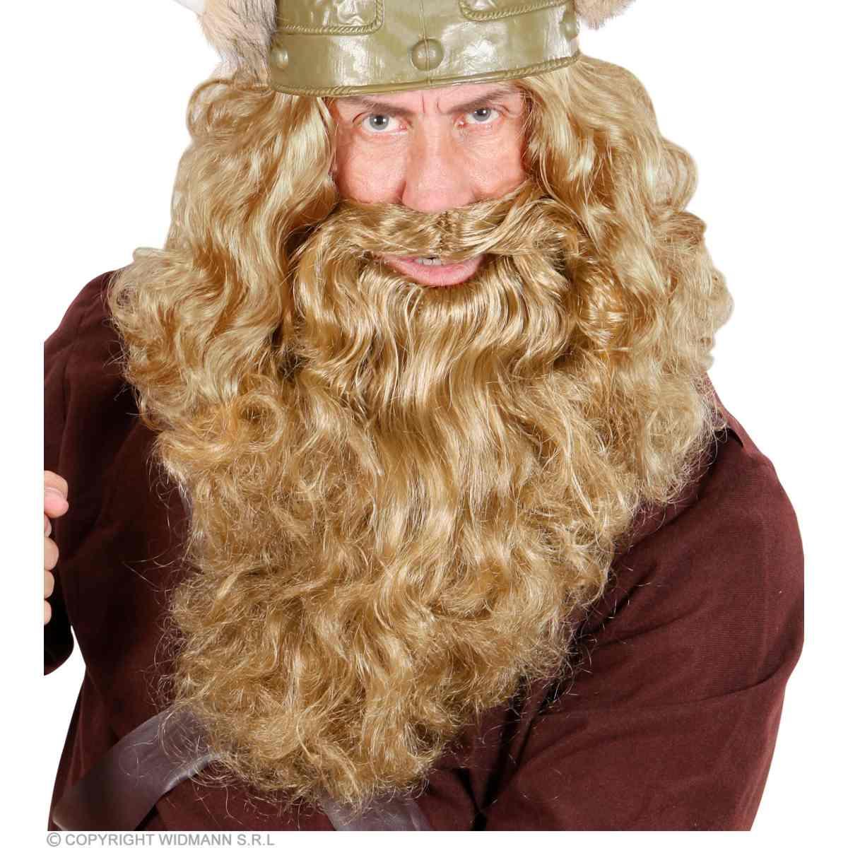 Barba Bionda Lunga e Riccia con Baffi |Widmann