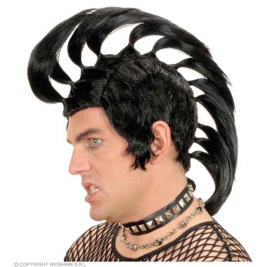 Parrucca Punk Rock Mohawk |Widmann