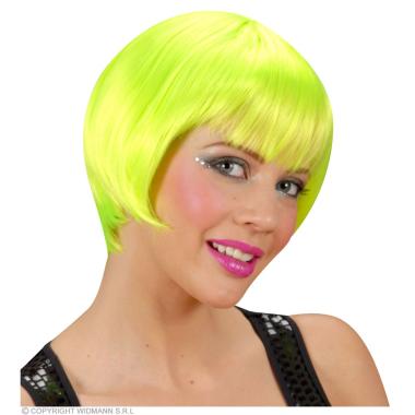 Parrucca Caschetto Verde Fluo |Widmann