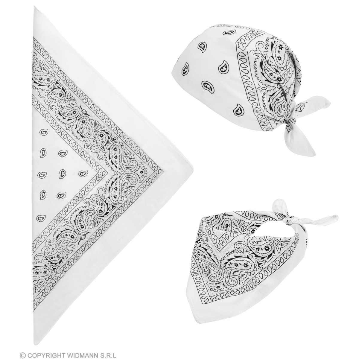 Bandana Cowboy Bianca cm.55 |Widmann
