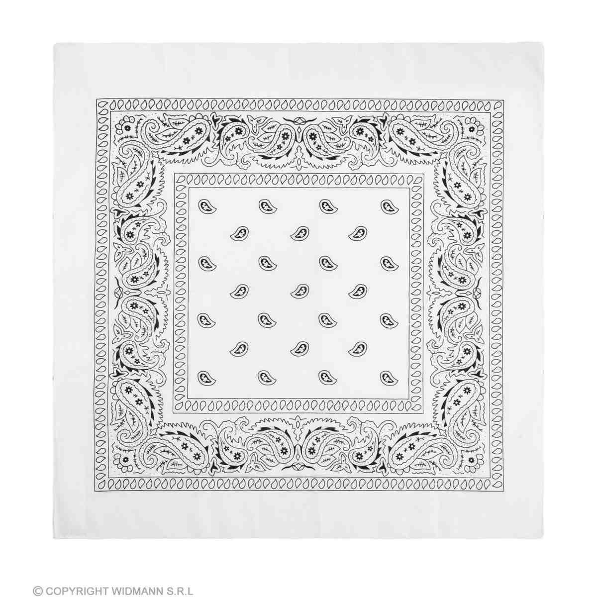 Bandana Cowboy Bianca cm.55 |Widmann