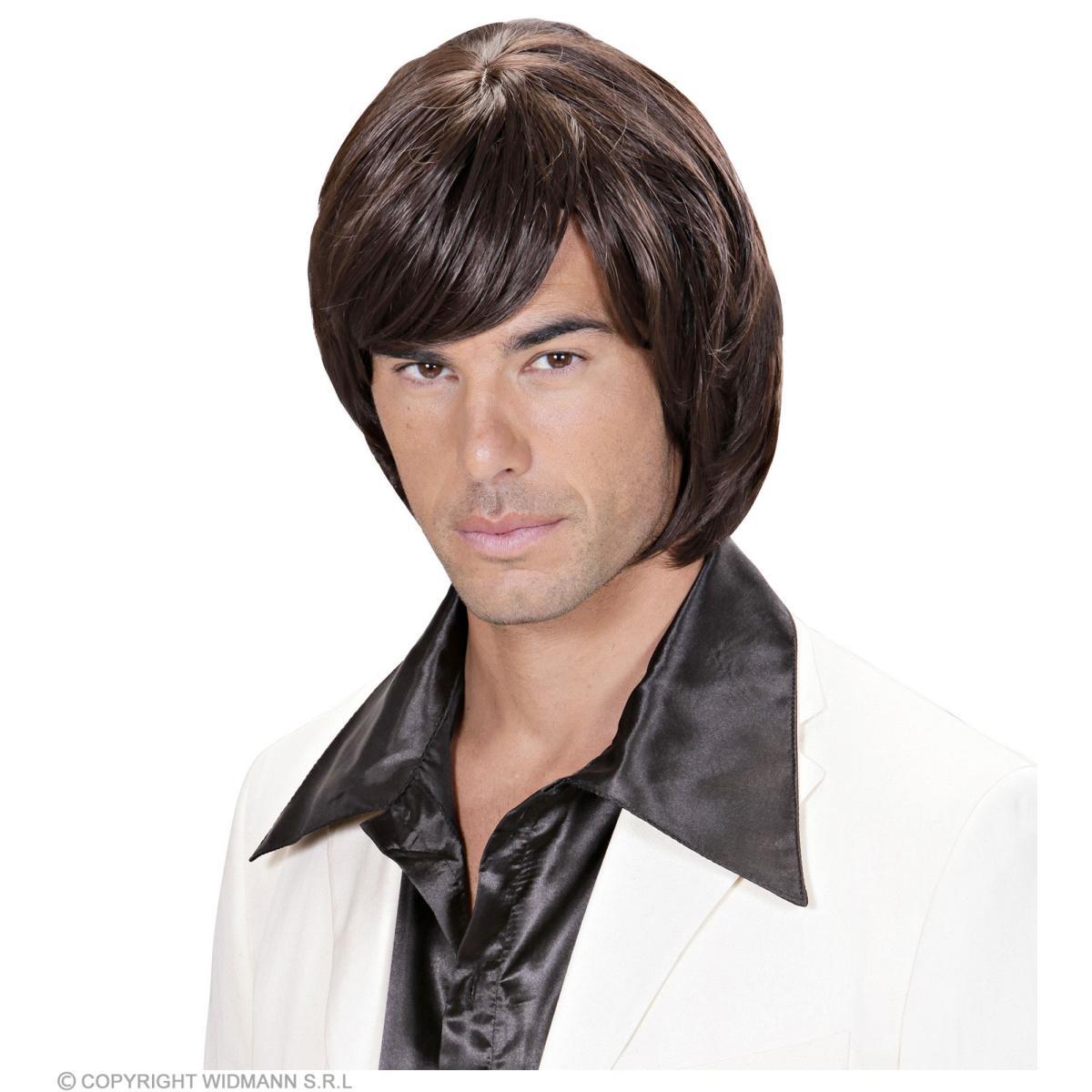 Parrucca Caschetto Adam Castana con Frangia |Widmann