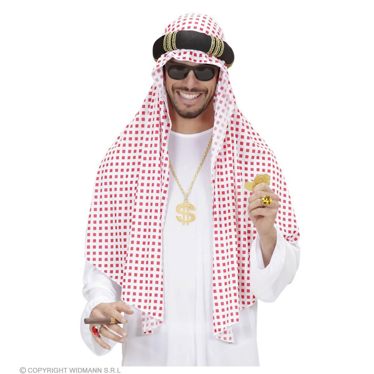 Collana Metallo Dollaro Oro con Strass |Widmann