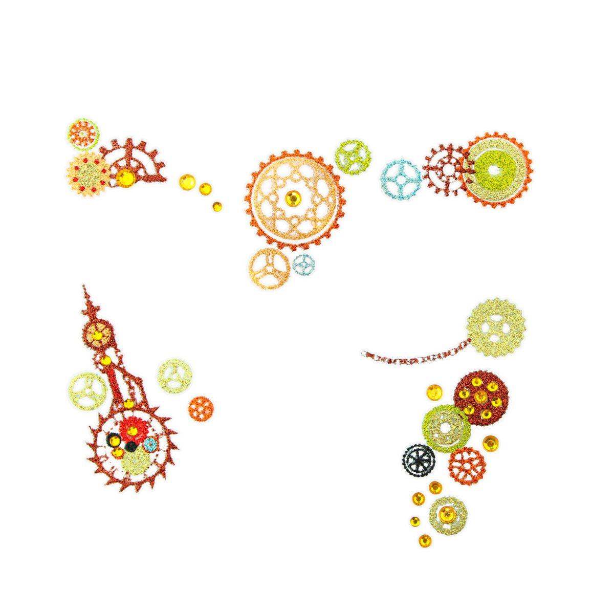 Trucco Decorazioni Adesive Viso Steampunk |Widmann