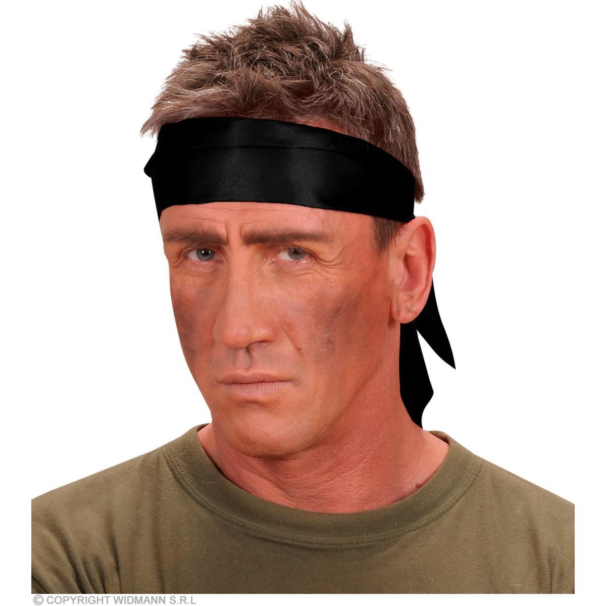 Bandana Foulard Raso Nero cm.95 |Widmann