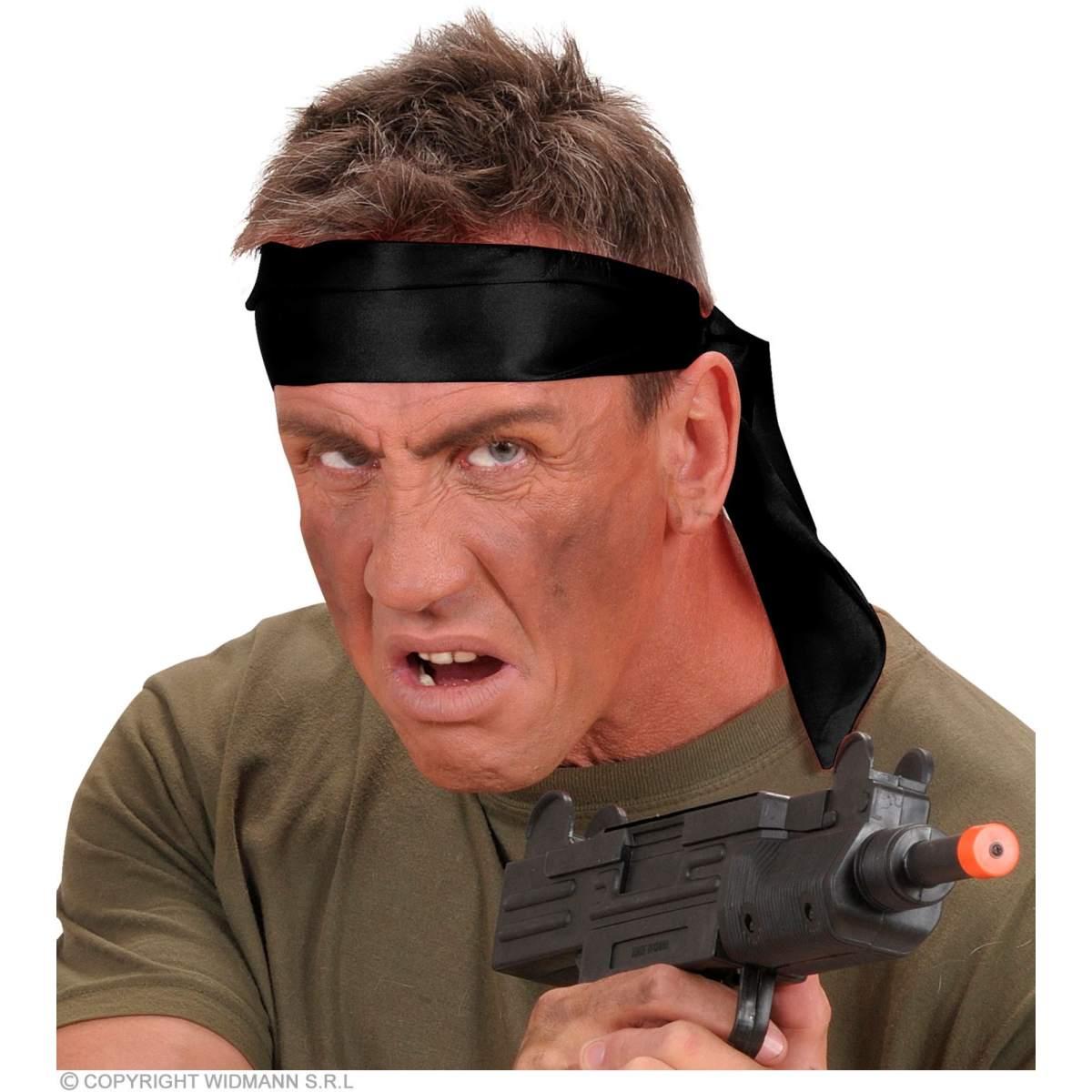 Bandana Foulard Raso Nero cm.95 |Widmann