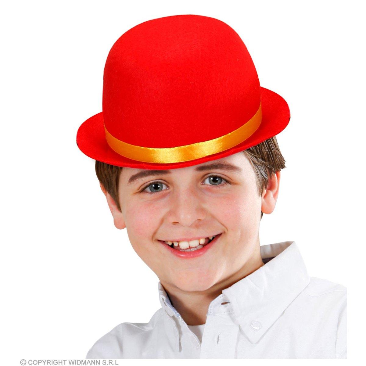 Cappello Bombetta Rossa Feltro |Widmann