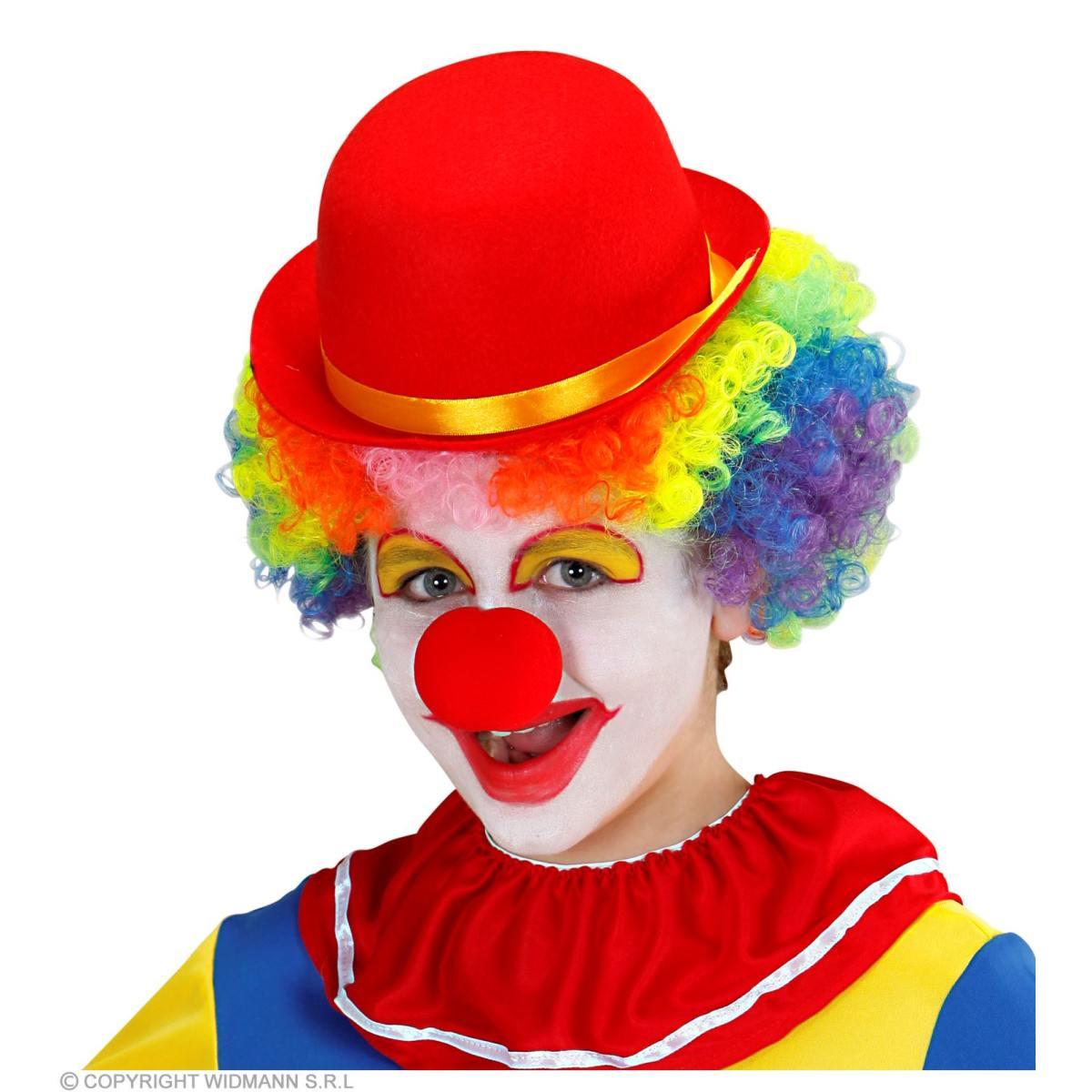 Cappello Bombetta Rossa Feltro |Widmann