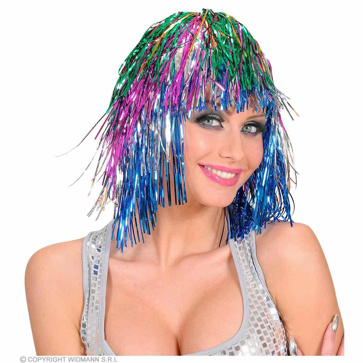 Parrucca Laminiata Multicolor |Widmann