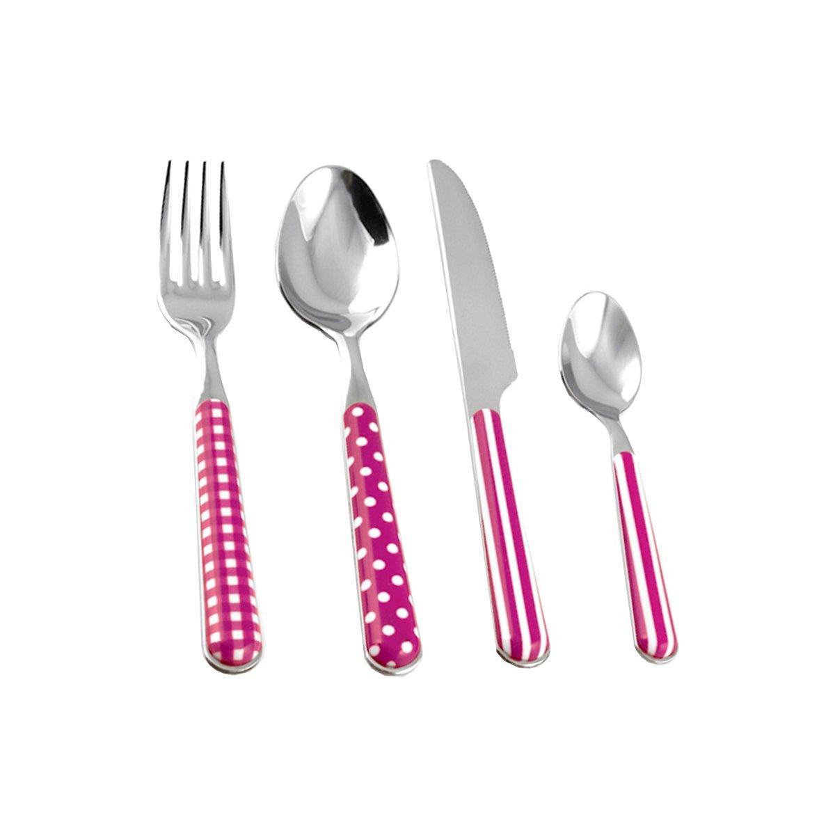 Posate Tavola Inox Set pz.24 Provence Lilla | H&H