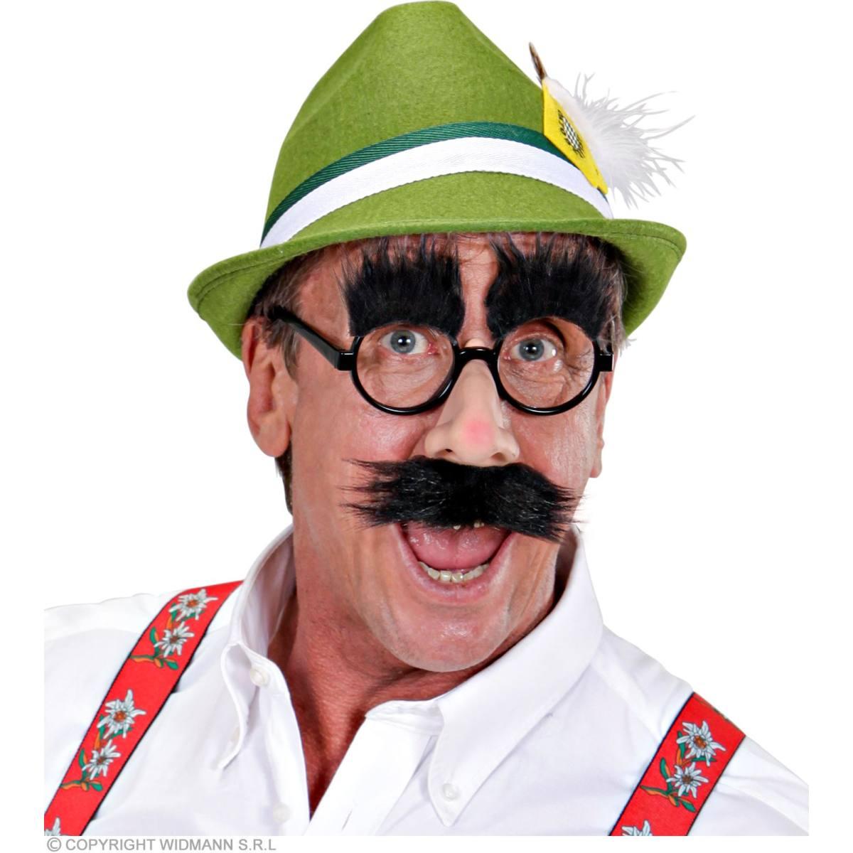 Occhiali con Naso Baffi e Sopracciglia |Widmann