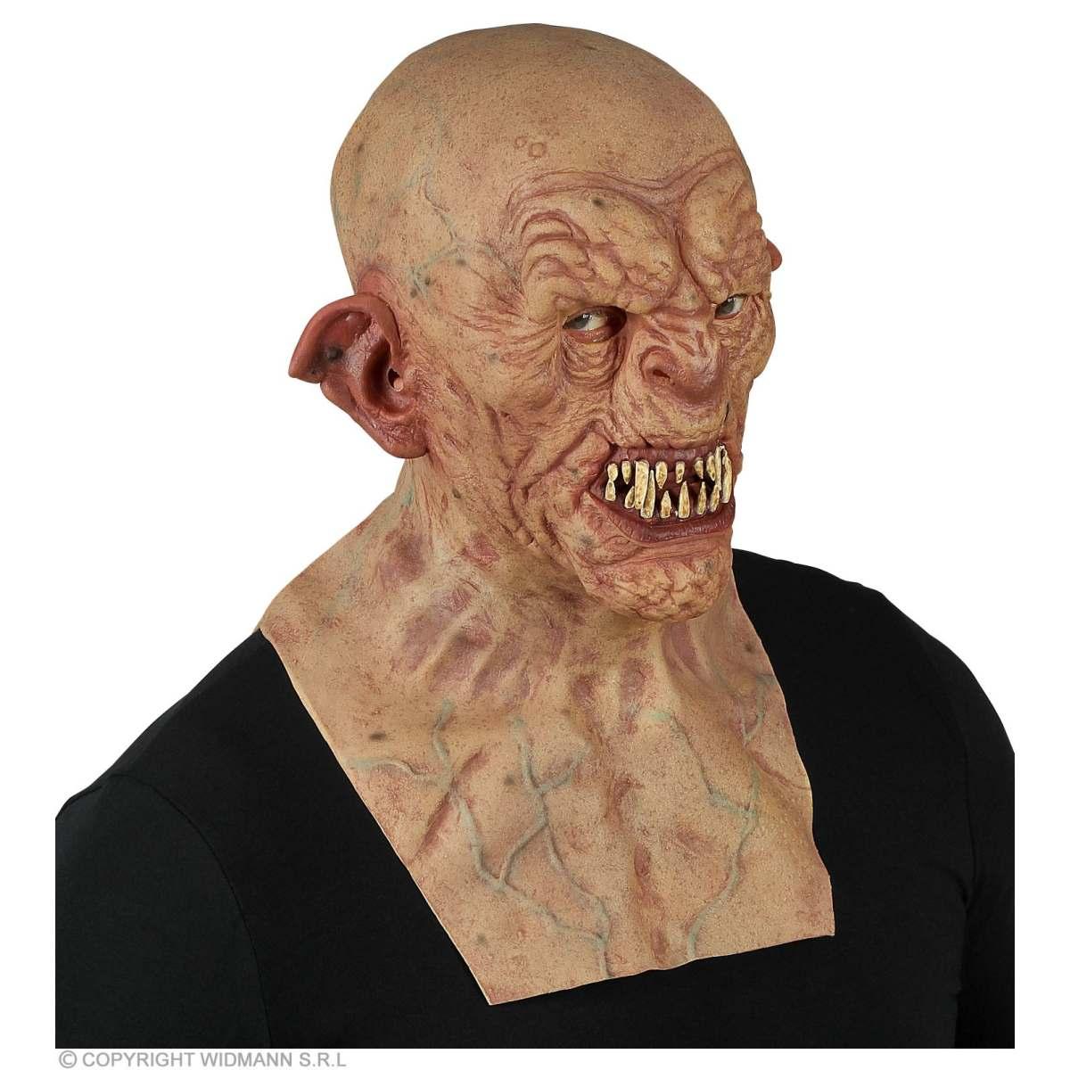 Maschera Viso Lattice Zombie con Petto e Collo |Widmann