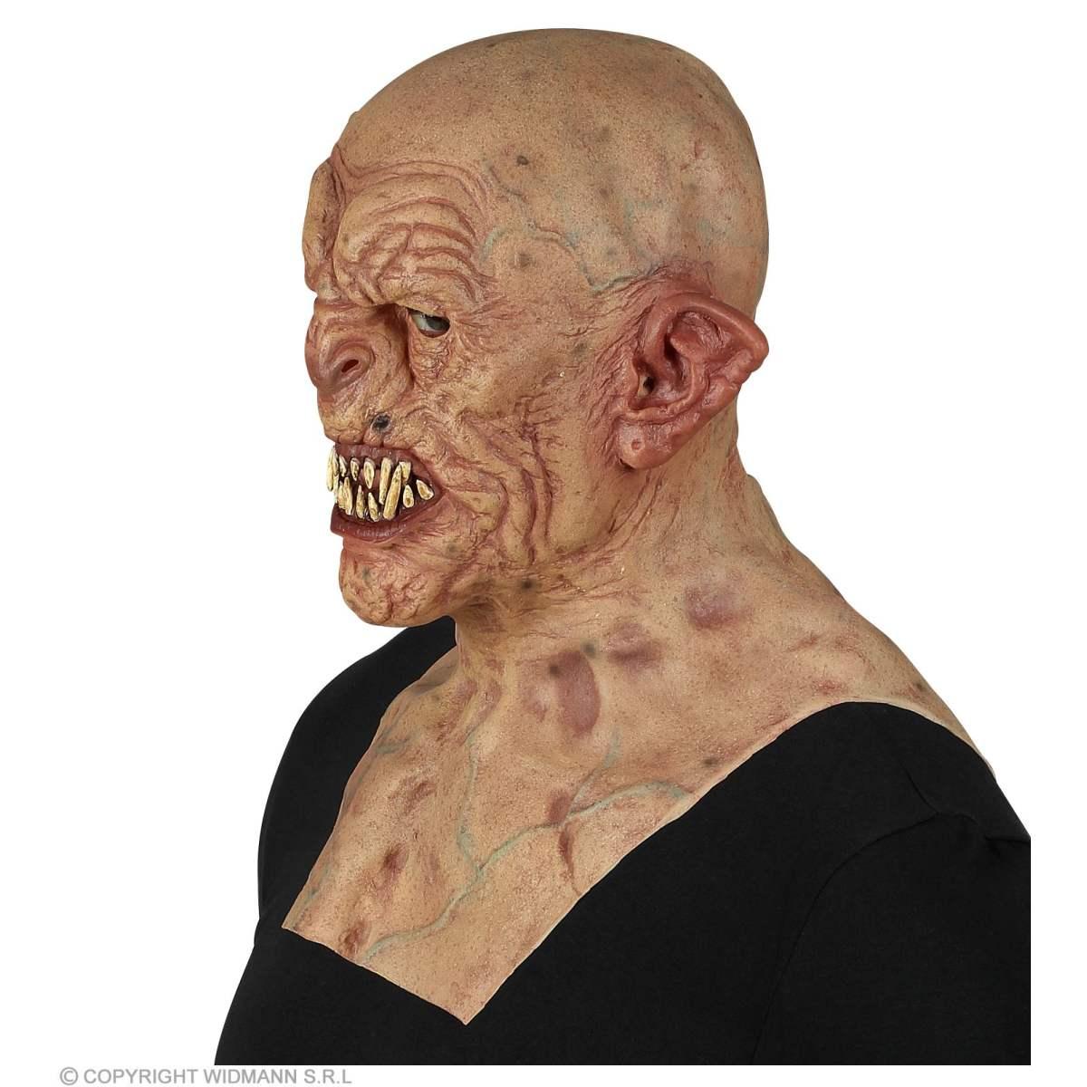 Maschera Viso Lattice Zombie con Petto e Collo |Widmann