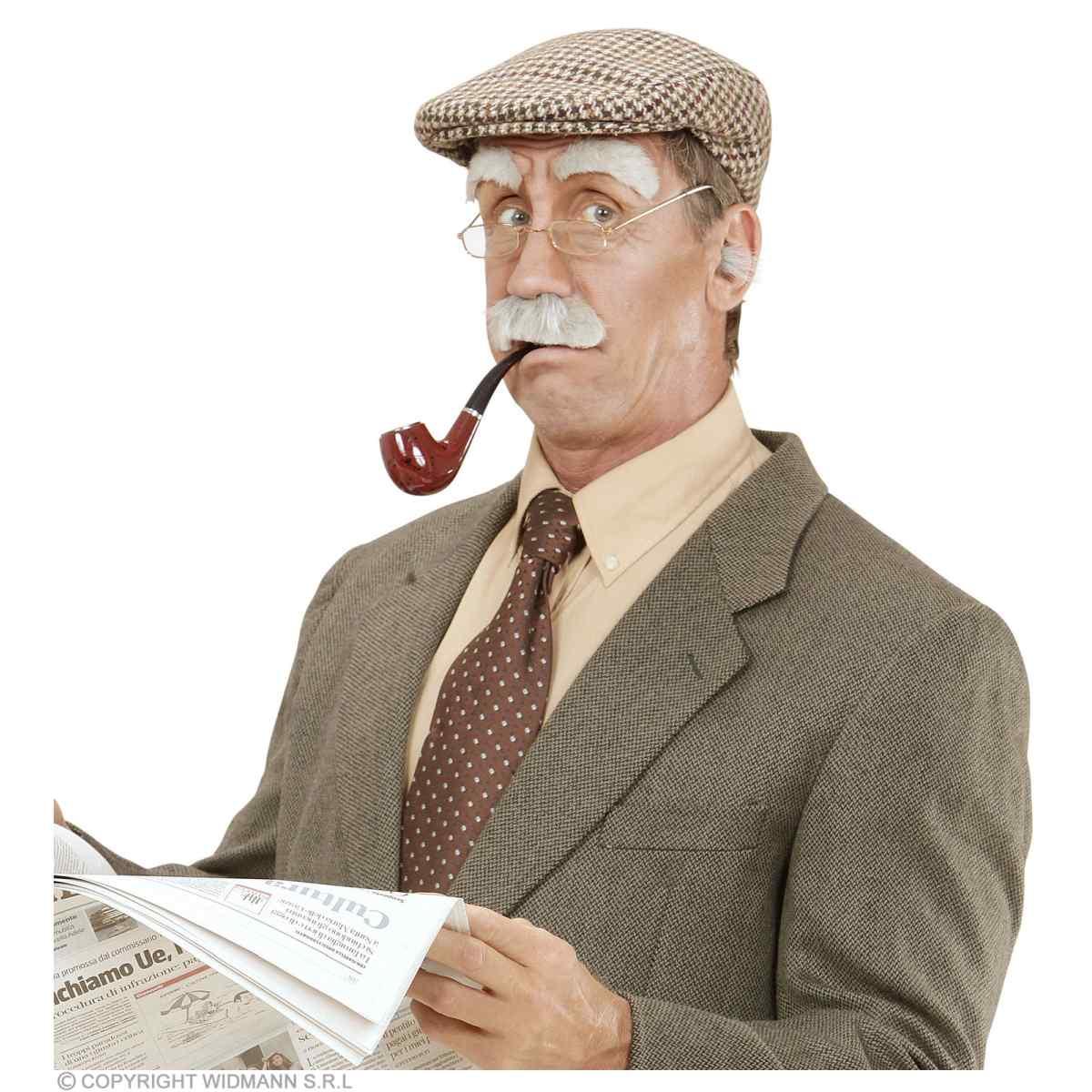 Baffi Grigi con Sopracciglia |Widmann